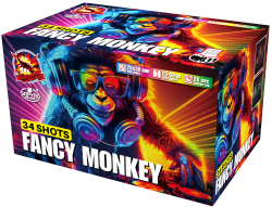 Fancy Monkey 34 strzaw 25-30 mm